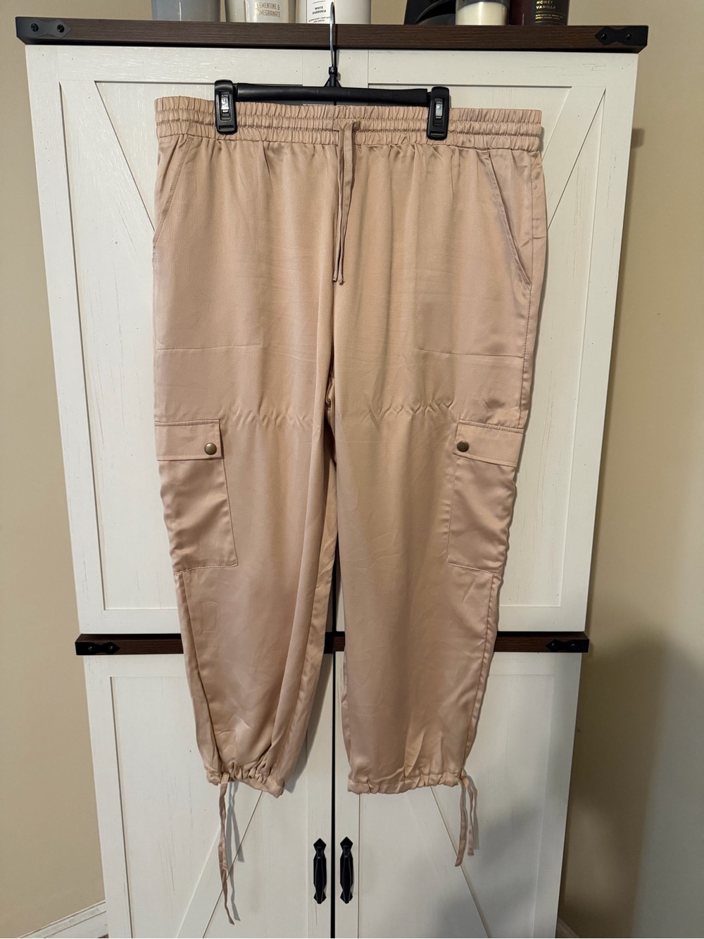 Time and Tru Tan Cargo Jogger Pants